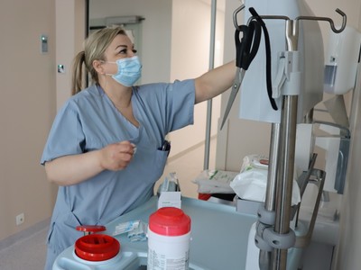 Od 24 maja w trzykondygnacyjnym pawilonie, zbudowanym dla Oddziału Anestezjologii i Intensywnej Terapii, Kliniki Hematologii i Banku Komórek Macierzystych działa już OIOM. Fot. Wielospecjalistyczny Szpital Wojewódzki w Gorzowie Wlkp.