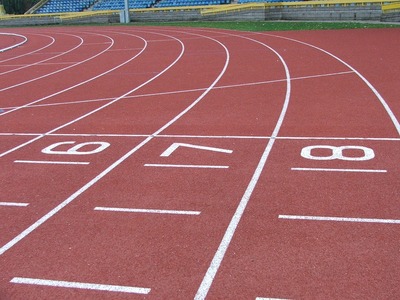 Bieżnia lekkoatletyczna.