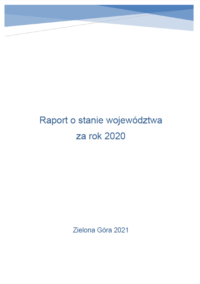 Raport o stanie województwa za rok 2020.