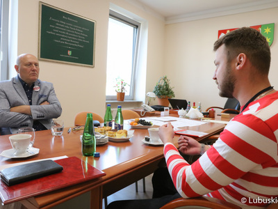 Spotkanie Wacława Maciuszonka - Przewodniczącego SWL z przedstawicielami Stowarzyszenia Przyjaciół Białorusi "Nowa Białoruś"