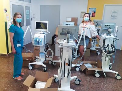 Nowoczesne respiratory to niezbędny sprzęt dla Centrum Zdrowia Matki i Dziecka w Zielonej Górze.  Fot. Szpital Uniwersytecki w Zielonej Górze