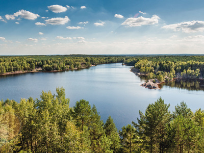 Geopark Łuk Mużakowa - widok z wieży