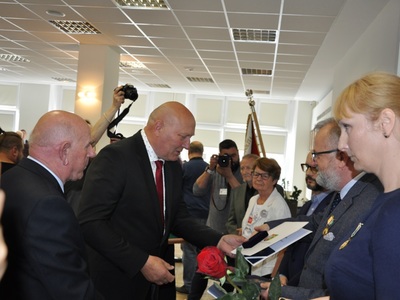 Wręczenie odznaczeń w trakcie uroczystej sesji Rady Miasta Gorzowa Wielkopolskiego - 02 lipca 2021 r.