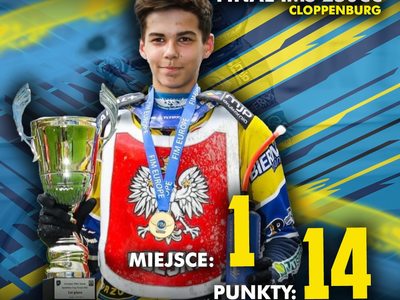 Oskar Paluch Indywidualnym Mistrzem Świata motocyklach o pojemności 250 ccm. Fot. Stal Gorzów