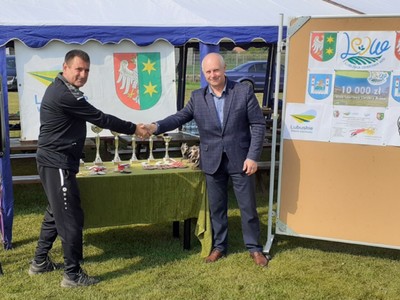 Zbigniew Kołodziej - Przewodniczący Komisji Rolnictwa i Ochrony Środowiska na turniej w Brójcach - 28 sierpnia 2021 r.