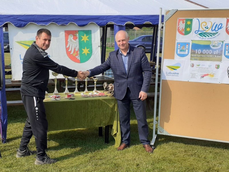 Zbigniew Kołodziej - Przewodniczący Komisji Rolnictwa i Ochrony Środowiska na turniej w Brójcach - 28 sierpnia 2021 r.