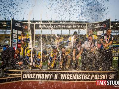 Żużlowcy Moich Bermudów Stali Gorzów wywalczyli tytuł Drużynowego II Wicemistrza Polski 2021.