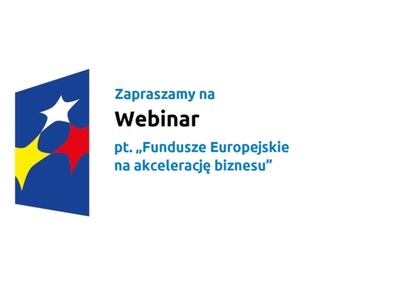 Baner z napisem zapraszamy na webinar