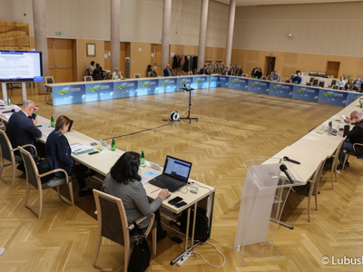 W środę (13 października br.) w Urzędzie Marszałkowskim w Zielonej Górze odbyło się XVI posiedzenie Komitetu Monitorującego RPO - Lubuskie 2020. Obradom przewodniczył członek zarządu Marcin Jabłoński.

