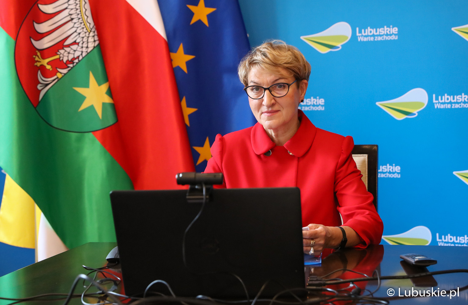 Marszałek Elżbieta Anna Polak zdalnie wzięła udział w obradach konwentu marszałków  w Kujawsko-Pomorskiem