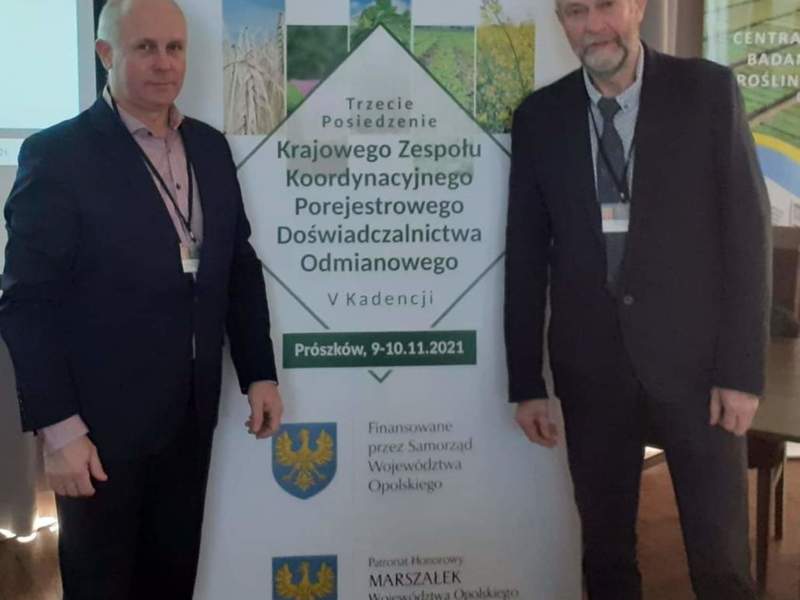 Zbigniew Kołodziej i Mariusz Krepski - dyrektor PDO Województwa Lubuskiego