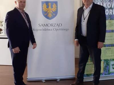 Zbigniew Kołodziej i Antoni Konopka - Członek Zarządu Województwa Opolskiego