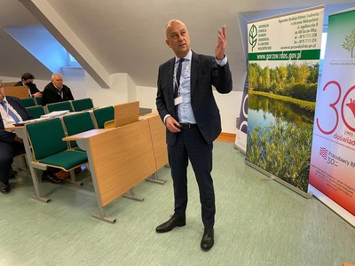 Członek zarządu, Marcin Jabłoński na konferencji naukowej pt. Wybrane aspekty rozwoju technologii odnawialnych źródeł energii w kontekście neutralności klimatycznej