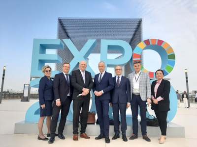 Delegacja samorządowa woj. lubuskiego na światowej wystawie EXPO 2020 w Dubaju