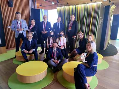Delegacja samorządowa woj. lubuskiego na światowej wystawie EXPO 2020 w Dubaju