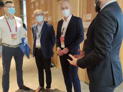 Przedstawiciele lubuskiego samorządu spotkali się z Komisarzem Generalnym Sekcji Polskiej EXPO 2020, Adrianem Malinowskim