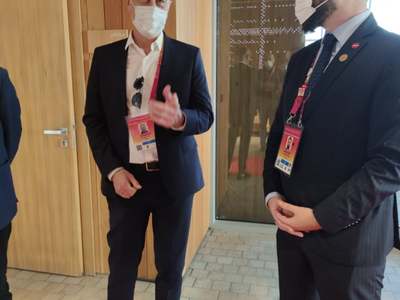Przedstawiciele lubuskiego samorządu spotkali się z Komisarzem Generalnym Sekcji Polskiej EXPO 2020, Adrianem Malinowskim