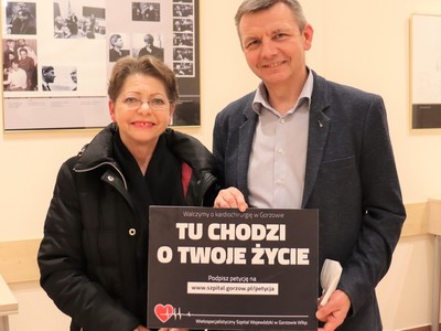 Wiceprezes gorzowskiego szpitala, Robert Surowiec zachęca do podpisywania petycji ws. utworzenia oddziału kardiochirurgii 