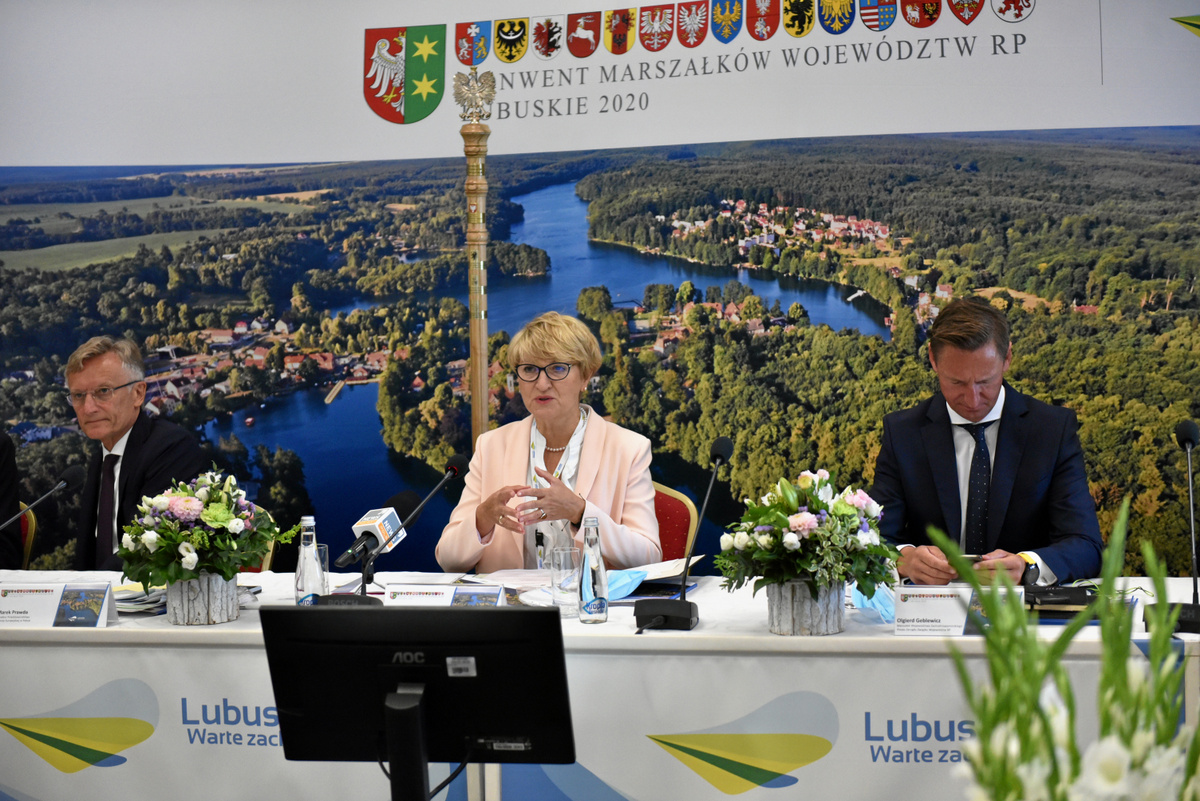 marszałkowie: Elżbieta Anna Polak i Olgierd Geblewicz