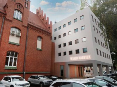 Tak będzie wyglądał nowy budynek Klinicznego Oddziału Anestezjologii i Intensywnej Terapii oraz Klinicznego Oddziału Okulistyki - wizualizacja.
