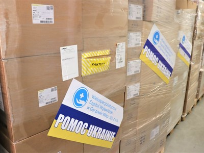 Sprzęt i środki medyczne, zakupione przez Samorząd Województwa Lubuskiego i Wielospecjalistyczny Szpital Wojewódzki w Gorzowie, zostały 3 marca 2022 r. przekazane stronie ukraińskiej 