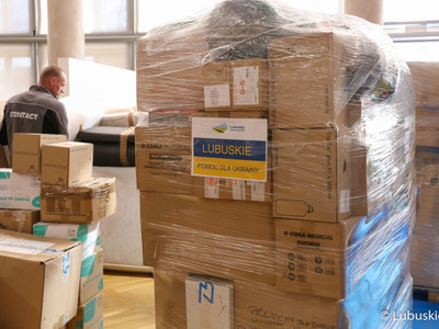 Lubuski transport z pomocą humanitarną dla Ukrainy