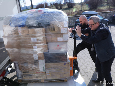 Lubuski transport z pomocą humanitarną dla Ukrainy