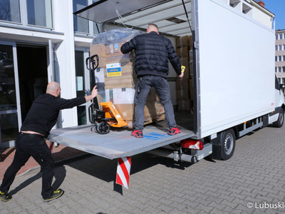 Lubuski transport z pomocą humanitarną dla Ukrainy