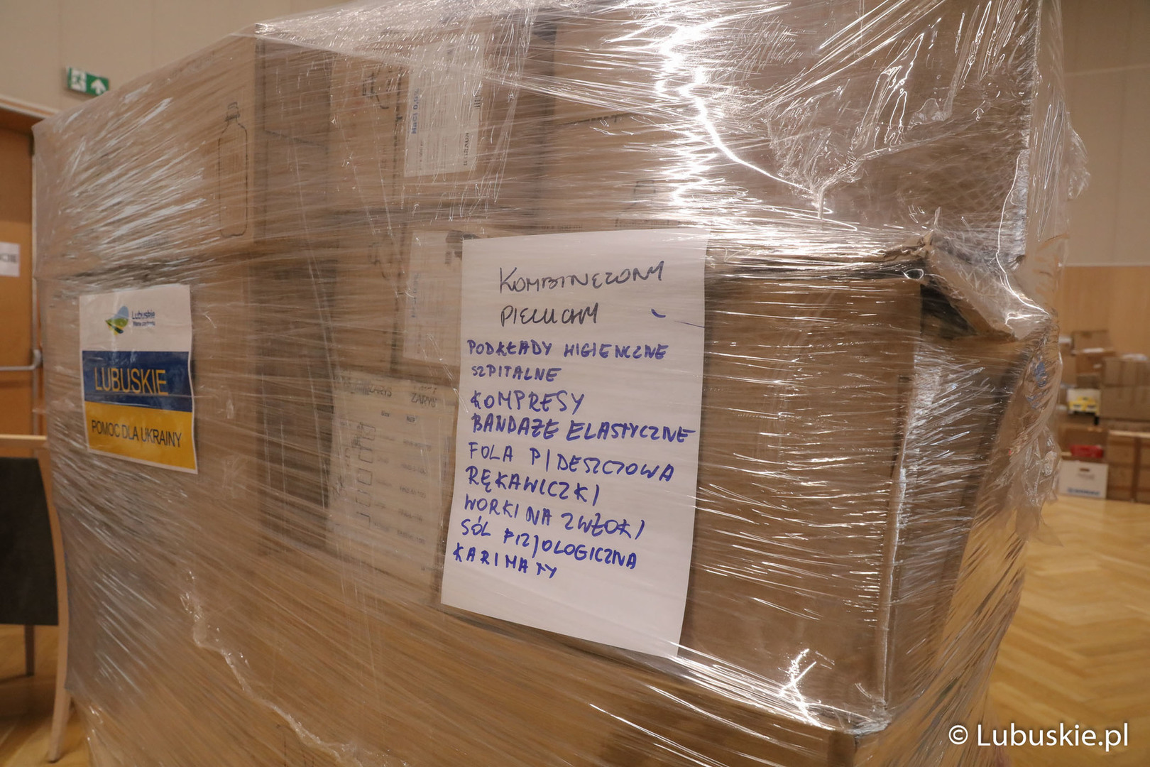 Lubuski transport z pomocą humanitarną dla Ukrainy