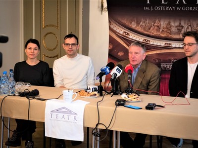 O nowych projektach w Teatrze im. Juliusza Osterwy w Gorzowie Wlkp. poinformowano we wtorek, 15 marca 2022 r. podczas konferencji prasowej.