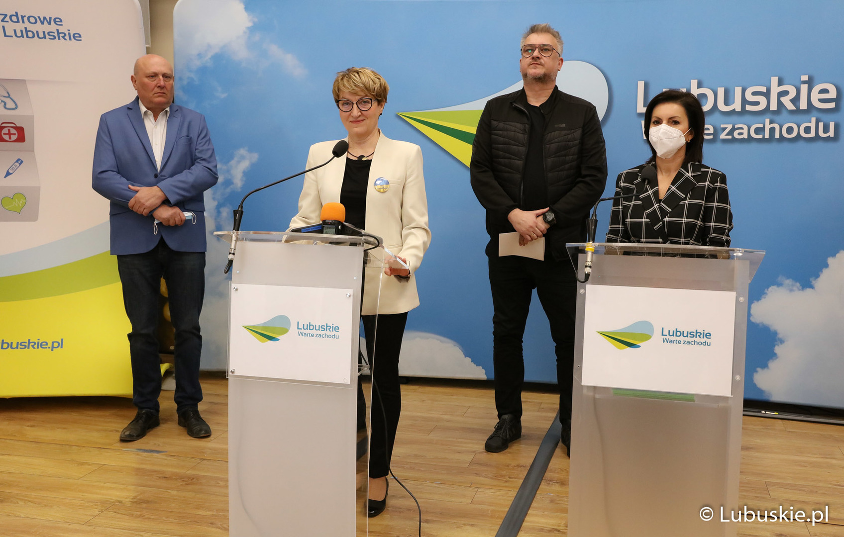 Konferencja prasowa w Urzędzie Marszałkowskim Województwa Lubuskiego dot. 10-milionowej dotacji dla szpitala w Torzymiu
