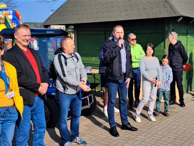 Piknik integracyjny dla uchodźców z Ukrainy w WOSiR w Zielonej Górze Drzonkowie