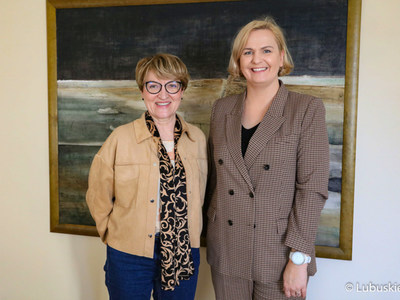 Marszałek Elżbieta Anna Polak i Otylia Jędrzejczak
