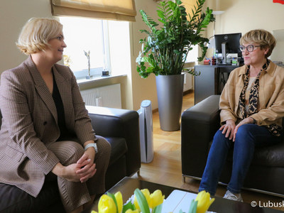 Marszałek Elżbieta Anna Polak i Otylia Jędrzejczak