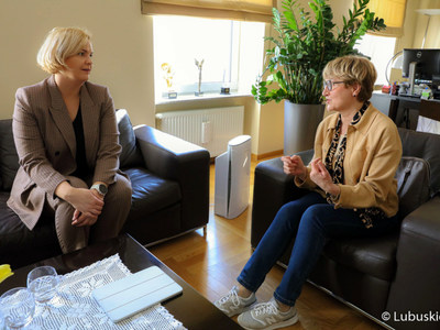 Marszałek Elżbieta Anna Polak i Otylia Jędrzejczak