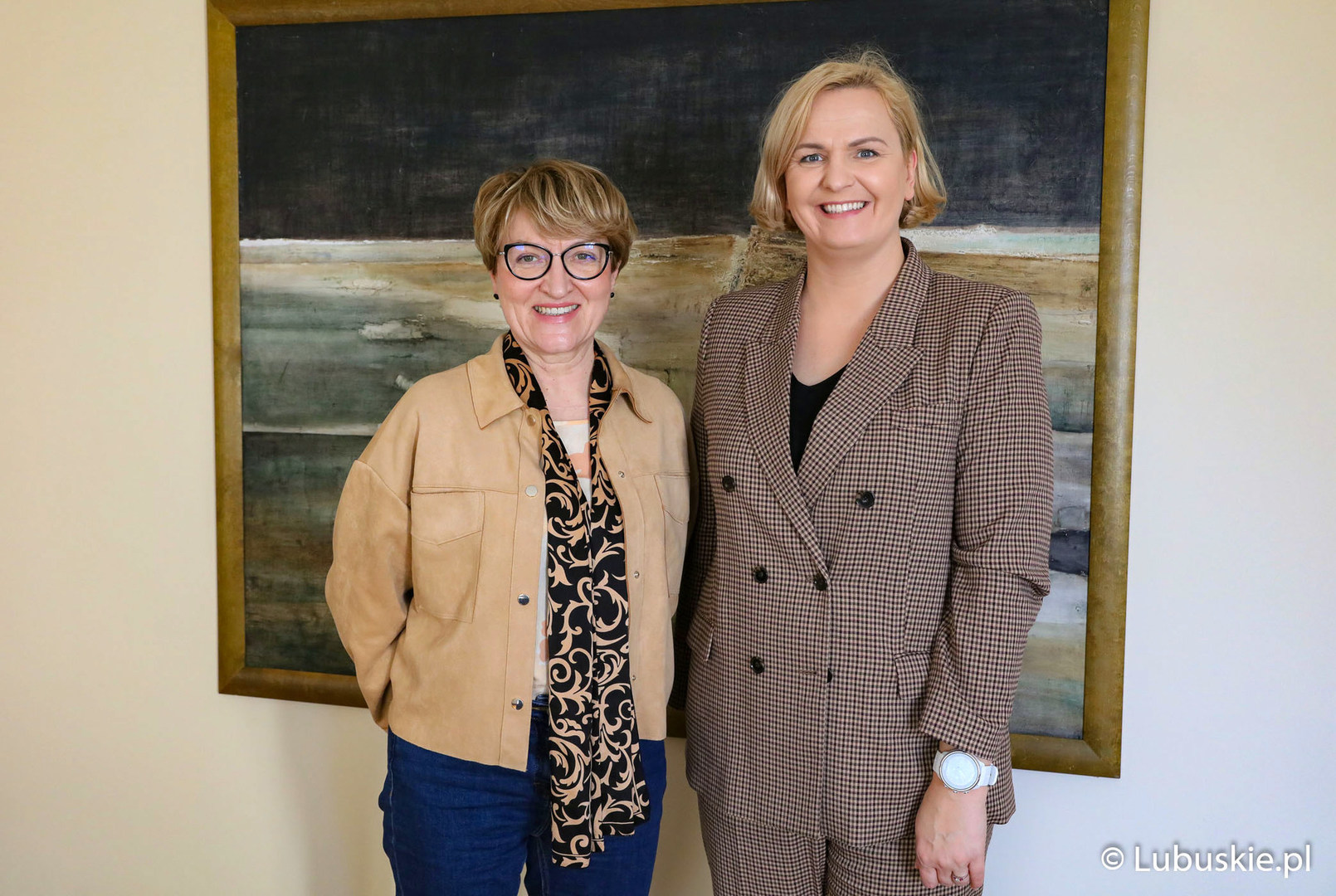 Marszałek Elżbieta Anna Polak i Otylia Jędrzejczak