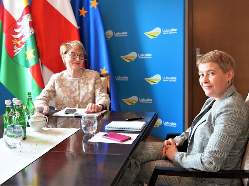 Spotkanie marszałek Elżbiety Anny Polak i prof. UZ Marii Mrówczyńskiej