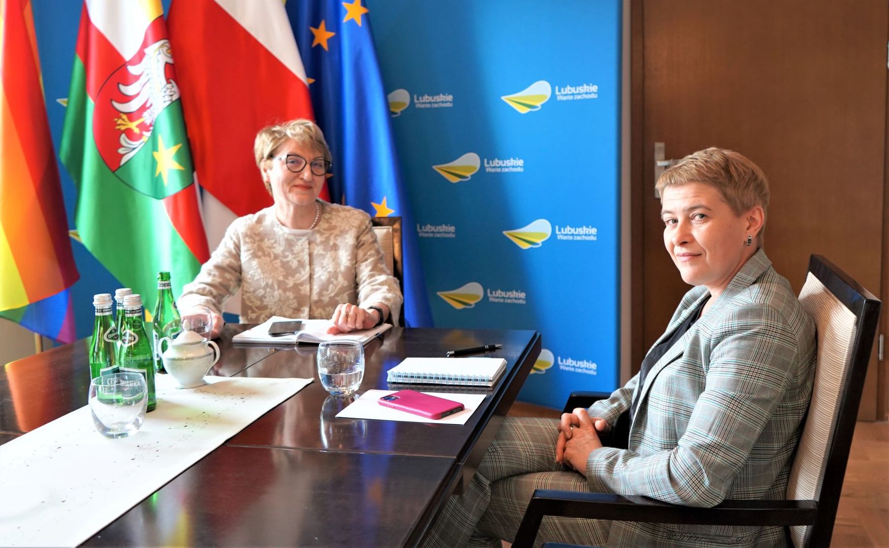 Spotkanie marszałek Elżbiety Anny Polak i prof. UZ Marii Mrówczyńskiej