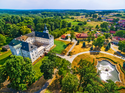 Park przy mieszczącym się w pałacu SP ZOZ Centrum Leczenia Dzieci i Młodzieży w Zaborze bierze udział w konkursie Fundacji Most the Most „Nasz Zabytek”