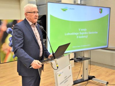 V sesja Lubuskiego Sejmiku Seniorów - 25 kwietnia 2022 r.