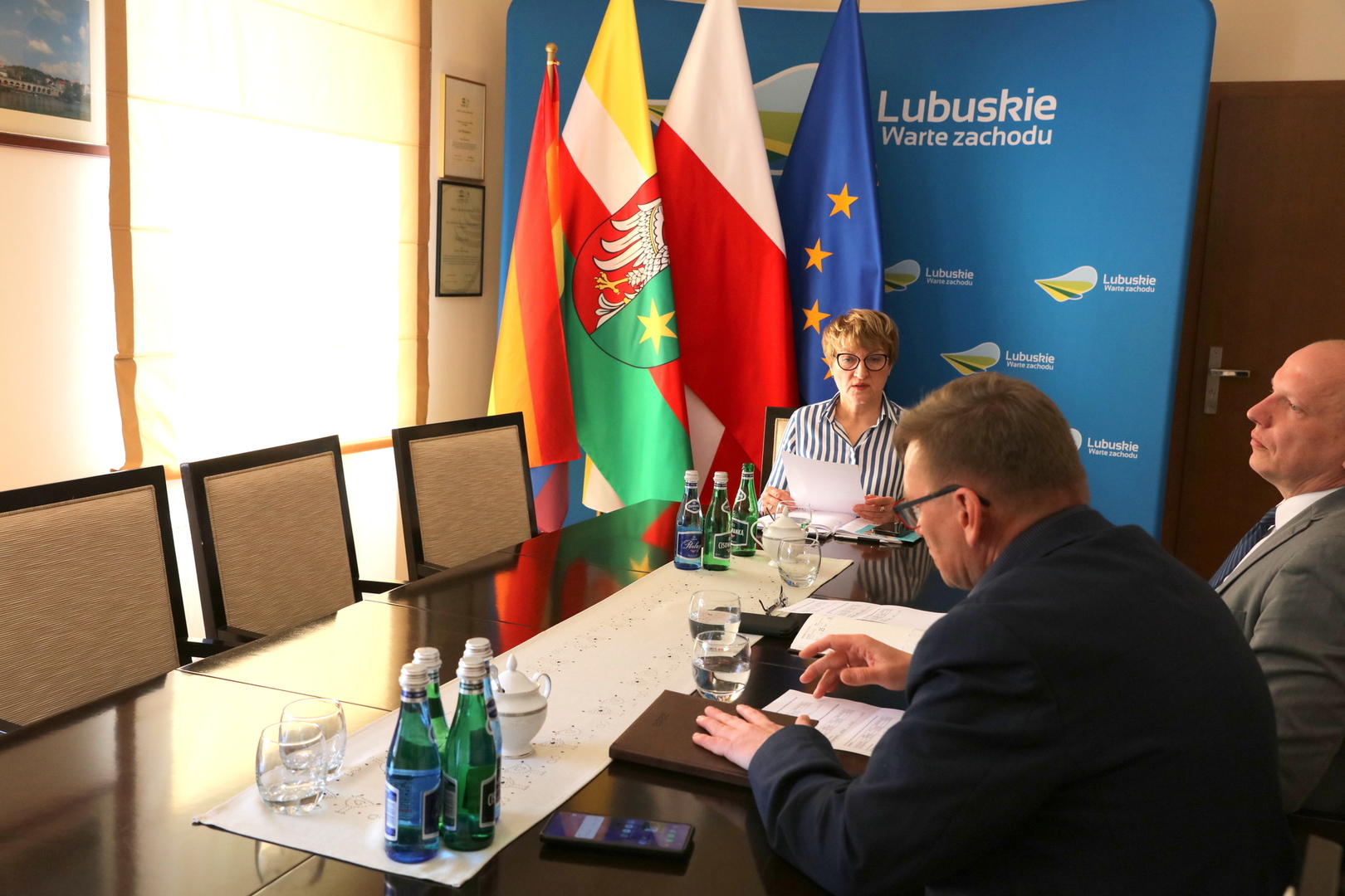 Spotkanie marszałek Elżbiety Anny Polak z przedstawicielami WUP i Wydziału Kontroli EFS