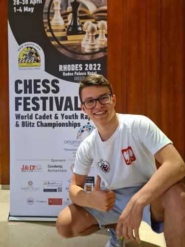 Gorzowianin Jakub Chyży - szachowy mistrz świata juniorów
