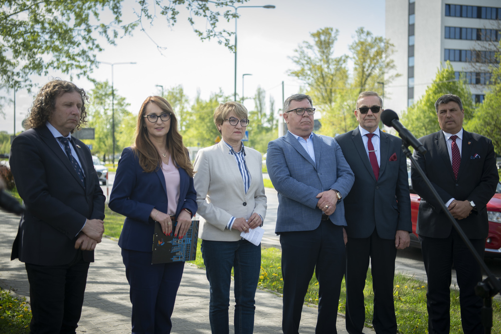 Warszawa, 4 maja 2022 r. Pierwsze merytoryczne spotkanie zespołu doraźnego ds. uchodźców wojennych z Ukrainy oraz briefing prasowy strony samorządowej zespołu