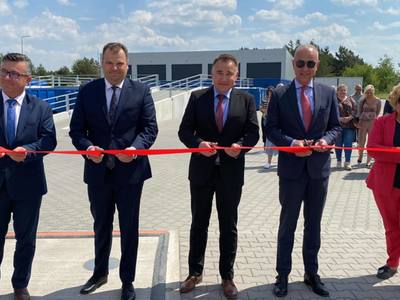 Otwarcie Punktu Selektywnej Zbiórki Odpadów w Cybince