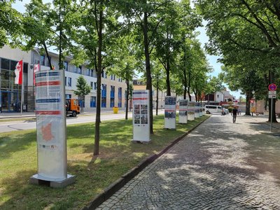 Wystawa poświęcona Programowi INTERREG w Seelow