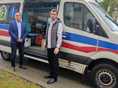 Karetka dla szpitala w Chmielnickim na Podolu
