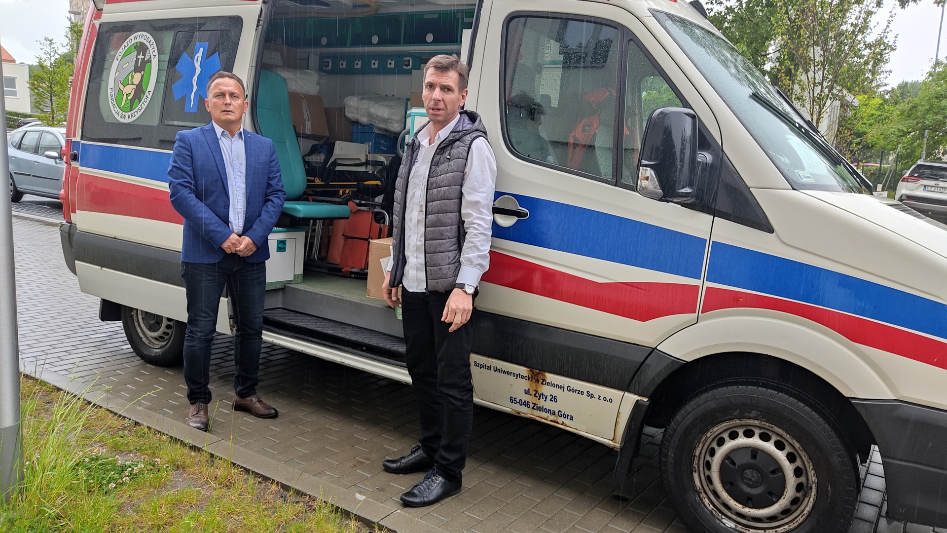 Karetka dla szpitala w Chmielnickim na Podolu