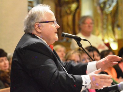 Chór Cantemus Domino w 2018 r. podczas jednego z koncertów z okazji 65-lecia działalności zespołu