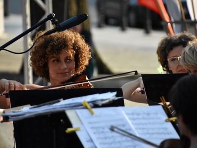 Koncert promenadowy Filharmonii Zielonogórskiej w czerwcu 2019 roku