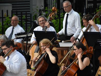 Koncert promenadowy Filharmonii Zielonogórskiej w czerwcu 2019 roku